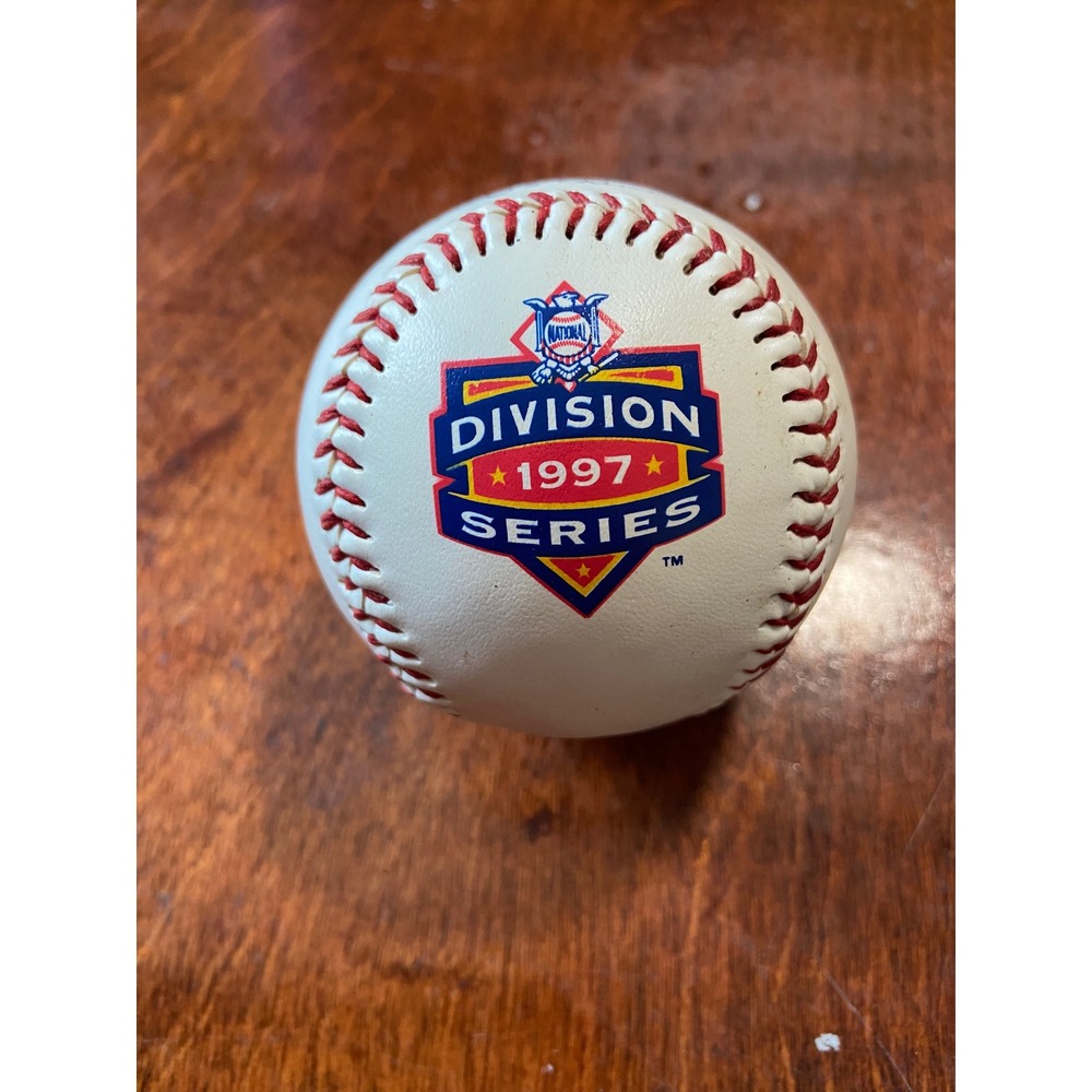Rawlings 1997 National League Division Series Official Baseball MLB White OS